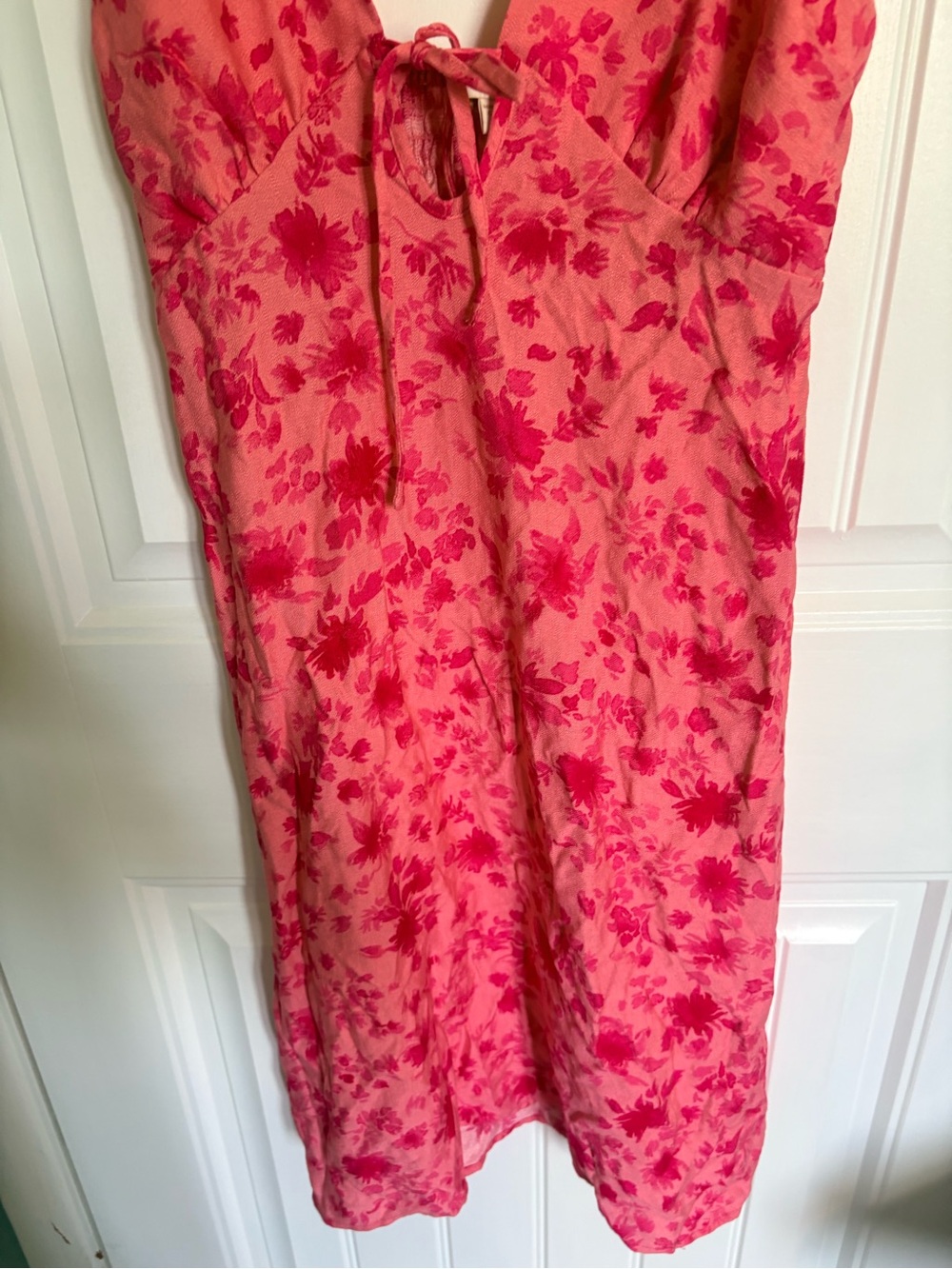 Monteau Pink Floral Sleeveless Dress – Size Small | Soft‑Girl Chic | Picnic - Picture 5 of 8